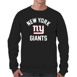 New York Giants NFL Adult Gameday Football Crewneck Sweatshirt - Black
