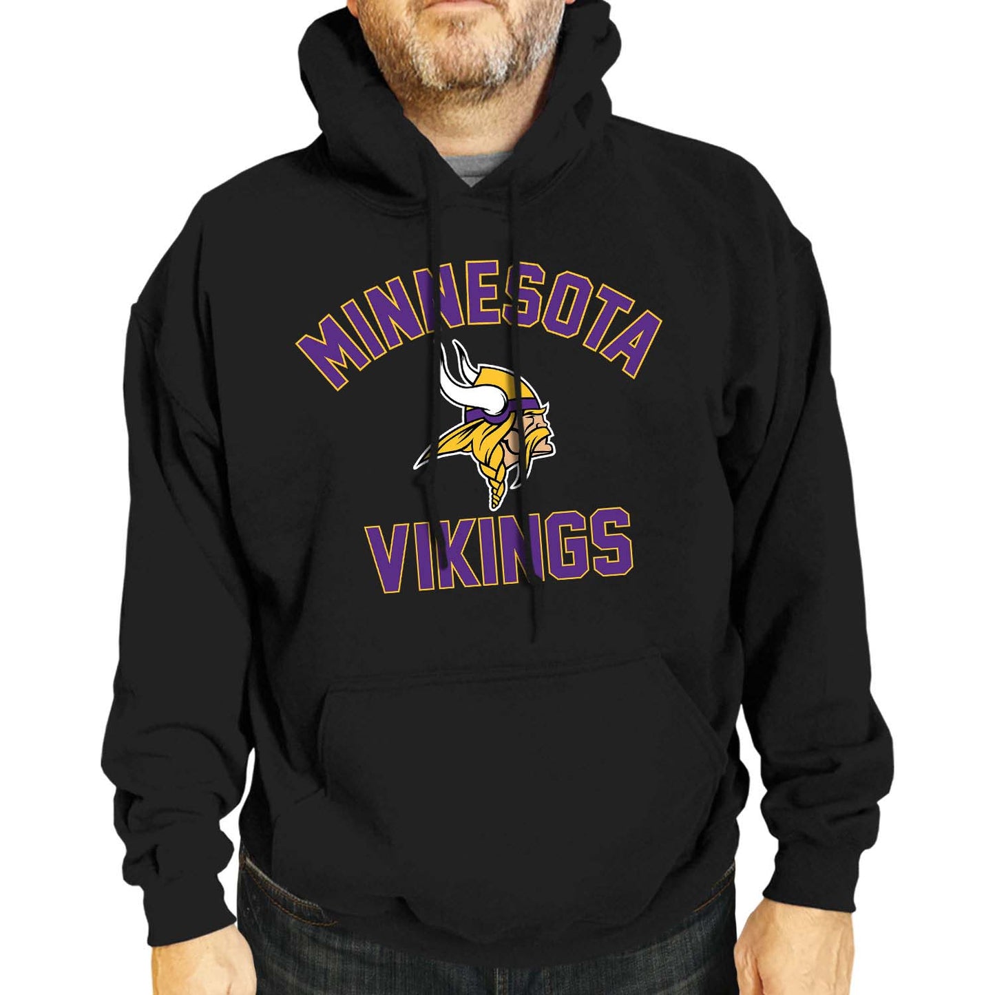 Minnesota Vikings Team Fan Apparel NFL  Gameday Hoodie - Black