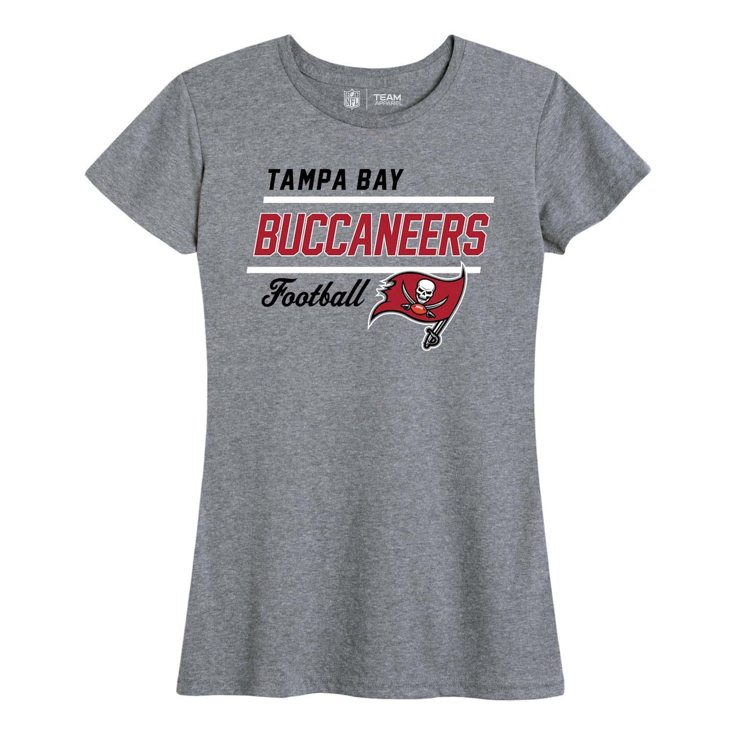 Tampa Bay Buccaneers NFL Gameday Women's Relaxed Fit T-shirt - Gray