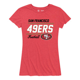 San Francisco 49ers NFL Gameday Women's Relaxed Fit T-shirt - Red
