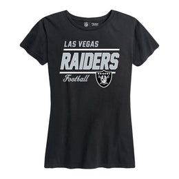 Las Vegas Raiders NFL Womens Plus Size Relaxed Fit T-Shirt - Black
