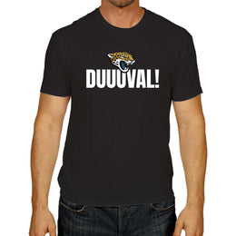 Jacksonville Jaguars NFL Adult Team Slogan Unisex T-Shirt - Black