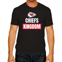 Kansas City Chiefs NFL Adult Team Slogan Unisex T-Shirt - Black