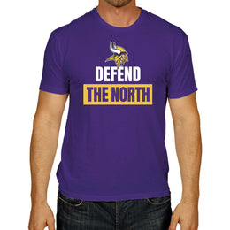 Minnesota Vikings NFL Adult Team Slogan Unisex T-Shirt - Purple