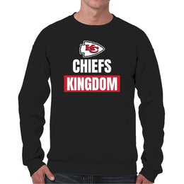 Kansas City Chiefs NFL Adult Slogan Crewneck Sweatshirt - Black