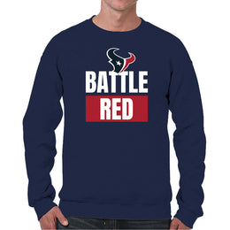Houston Texans NFL Adult Slogan Crewneck Sweatshirt - Navy