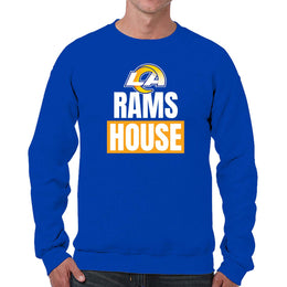 Los Angeles Rams NFL Adult Slogan Crewneck Sweatshirt - Royal