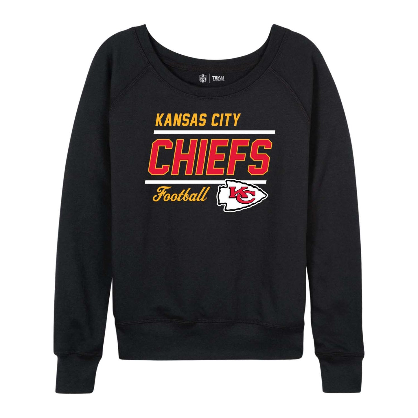 Kansas City Chiefs  Sweatshirt for Women - Black