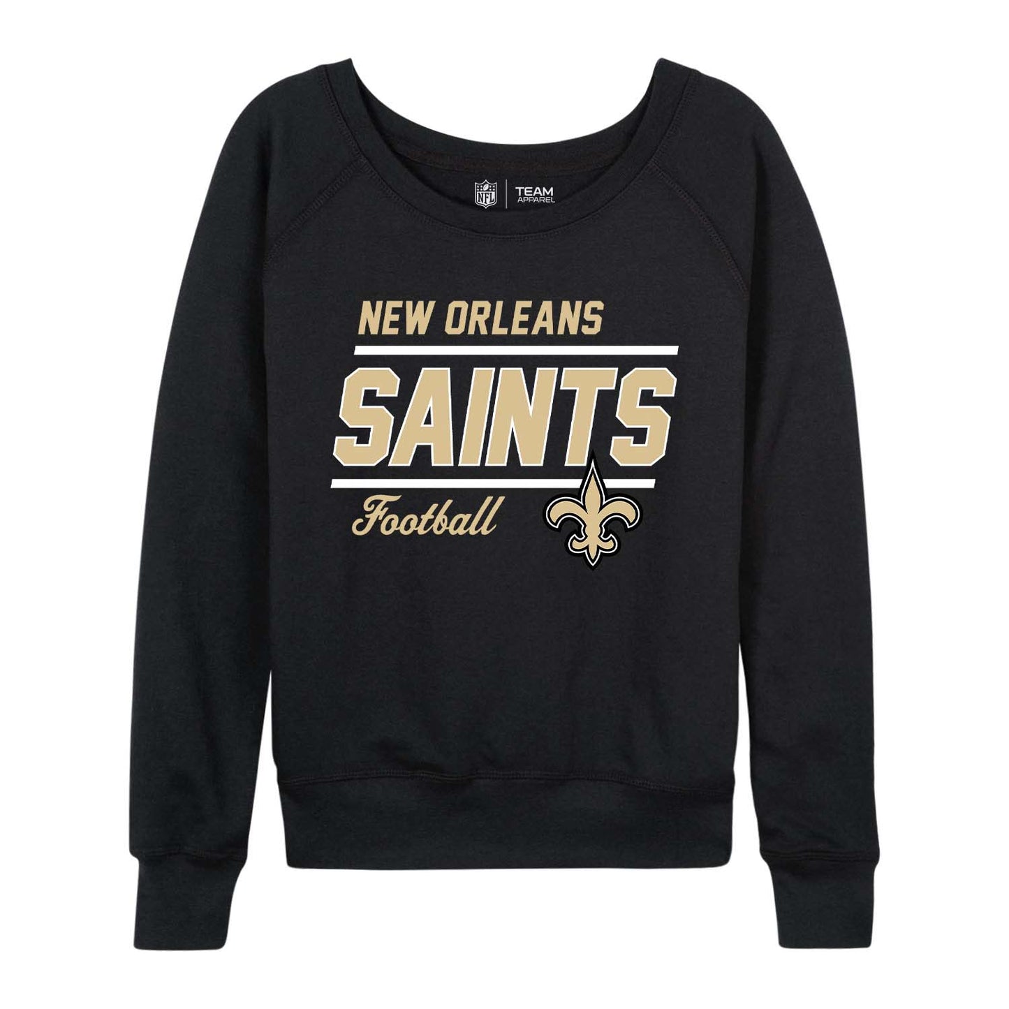New Orleans Saints  Sweatshirt for Women - Black