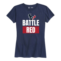 Houston Texans NFL Womens Team Slogan Short Sleeve Tshirt - Navy