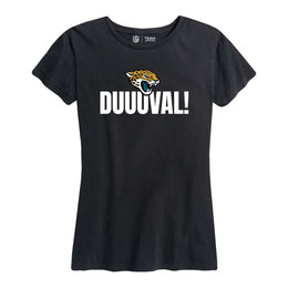 Jacksonville Jaguars NFL Womens Team Slogan Short Sleeve Tshirt - Black