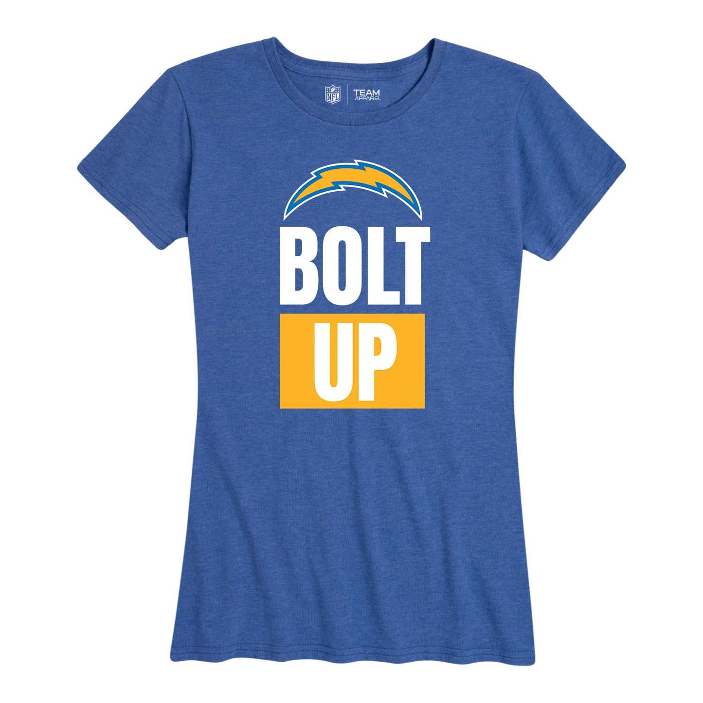 Los Angeles Chargers NFL Womens Team Slogan Short Sleeve Tshirt - Royal