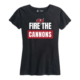 Tampa Bay Buccaneers NFL Womens Plus Size Team Slogan Short Sleeve T-Shirt - Black