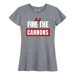 Tampa Bay Buccaneers NFL Womens Plus Size Team Slogan Short Sleeve T-Shirt - Sport Gray