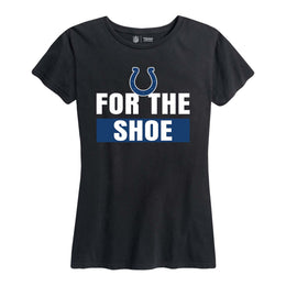 Indianapolis Colts NFL Womens Plus Size Team Slogan Short Sleeve T-Shirt - Black