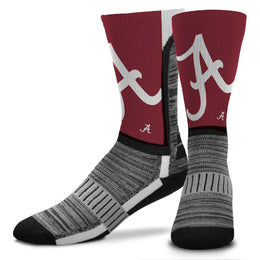 Alabama Crimson Tide NCAA Adult State and University Crew Socks - Crimson