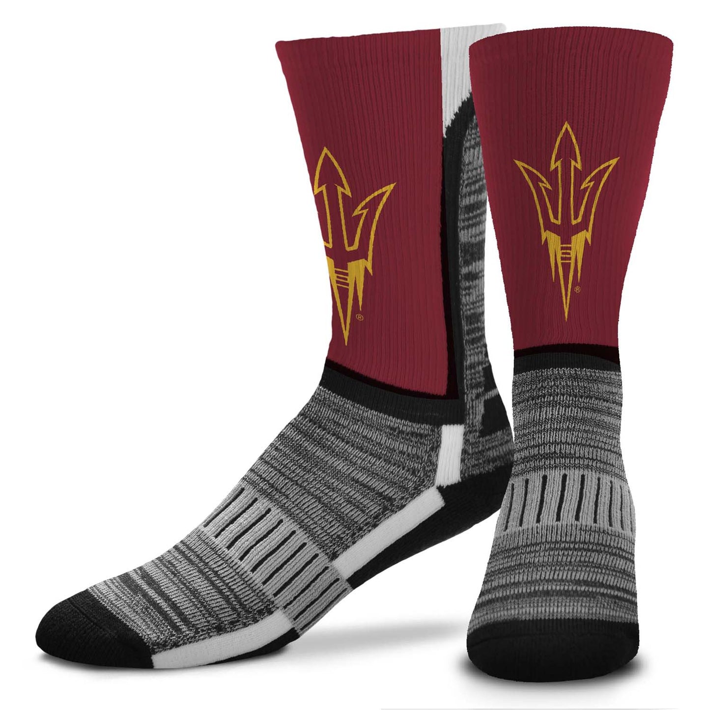 Arizona State Sun Devils NCAA Adult State and University Crew Socks - Maroon