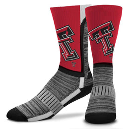 Texas Tech Red Raiders NCAA Adult State and University Crew Socks - Red