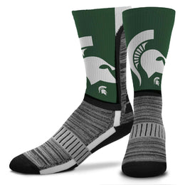 Michigan State Spartans NCAA Youth University Socks - Green