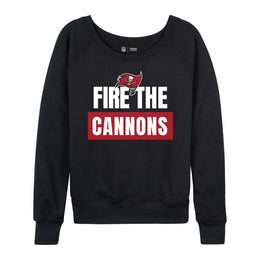 Tampa Bay Buccaneers NFL Womens Plus Size Team Slogan Crew Neck - Black