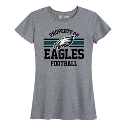 Philadelphia Eagles NFL Women's Property Of Lightweight Plus Size T-Shirt - Sport Gray