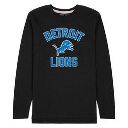 Detroit Lions NFL Gameday Adult Long Sleeve Shirt - Black