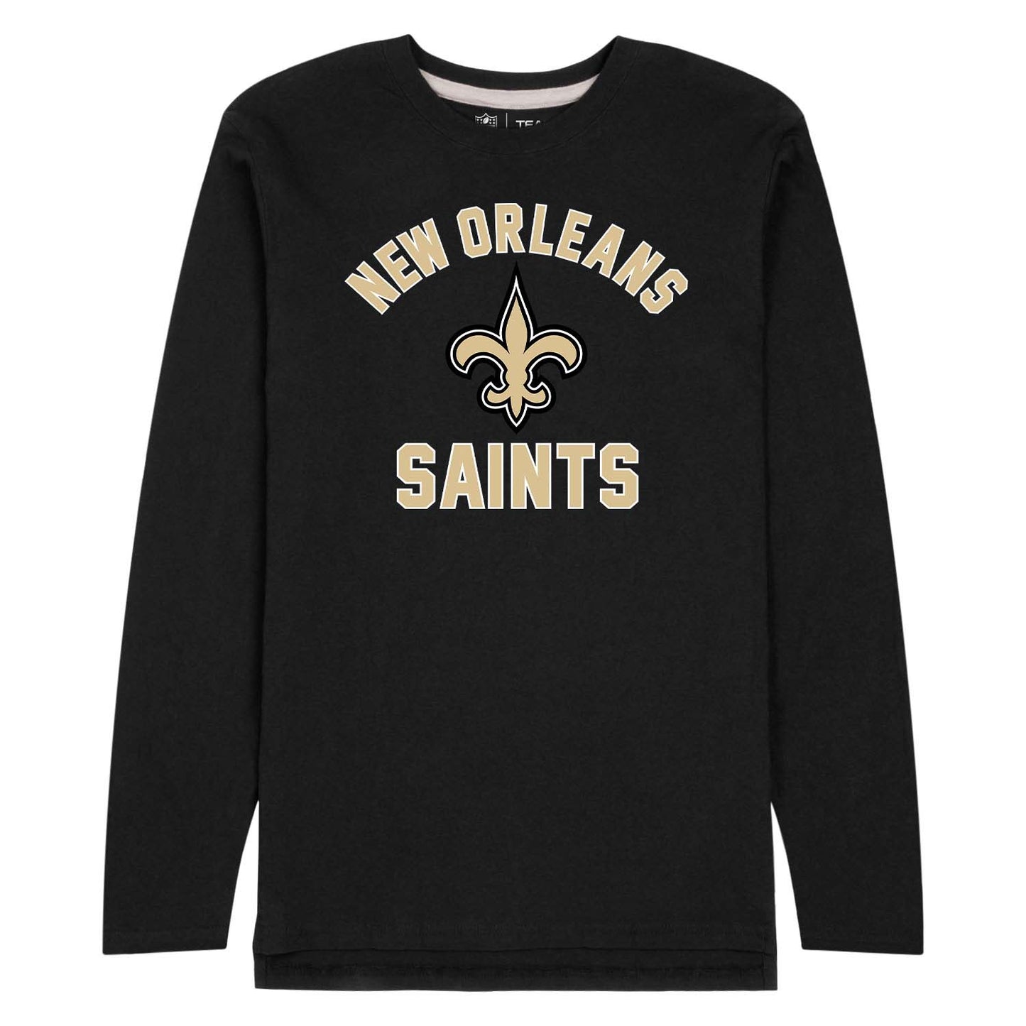 New Orleans Saints NFL Gameday Adult Long Sleeve Shirt - Black