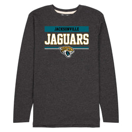 Jacksonville Jaguars NFL Adult Charcoal Long Sleeve T Shirt - Charcoal