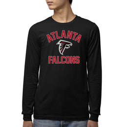 Atlanta Falcons NFL Gameday Youth Football Long Sleeve Shirt - Black