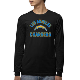 Los Angeles Chargers NFL Gameday Youth Football Long Sleeve Shirt - Black