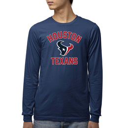 Houston Texans NFL Gameday Youth Football Long Sleeve Shirt - Navy