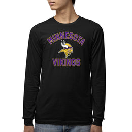 Minnesota Vikings NFL Gameday Youth Football Long Sleeve Shirt - Black