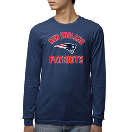 New England Patriots NFL Gameday Youth Football Long Sleeve Shirt - Navy