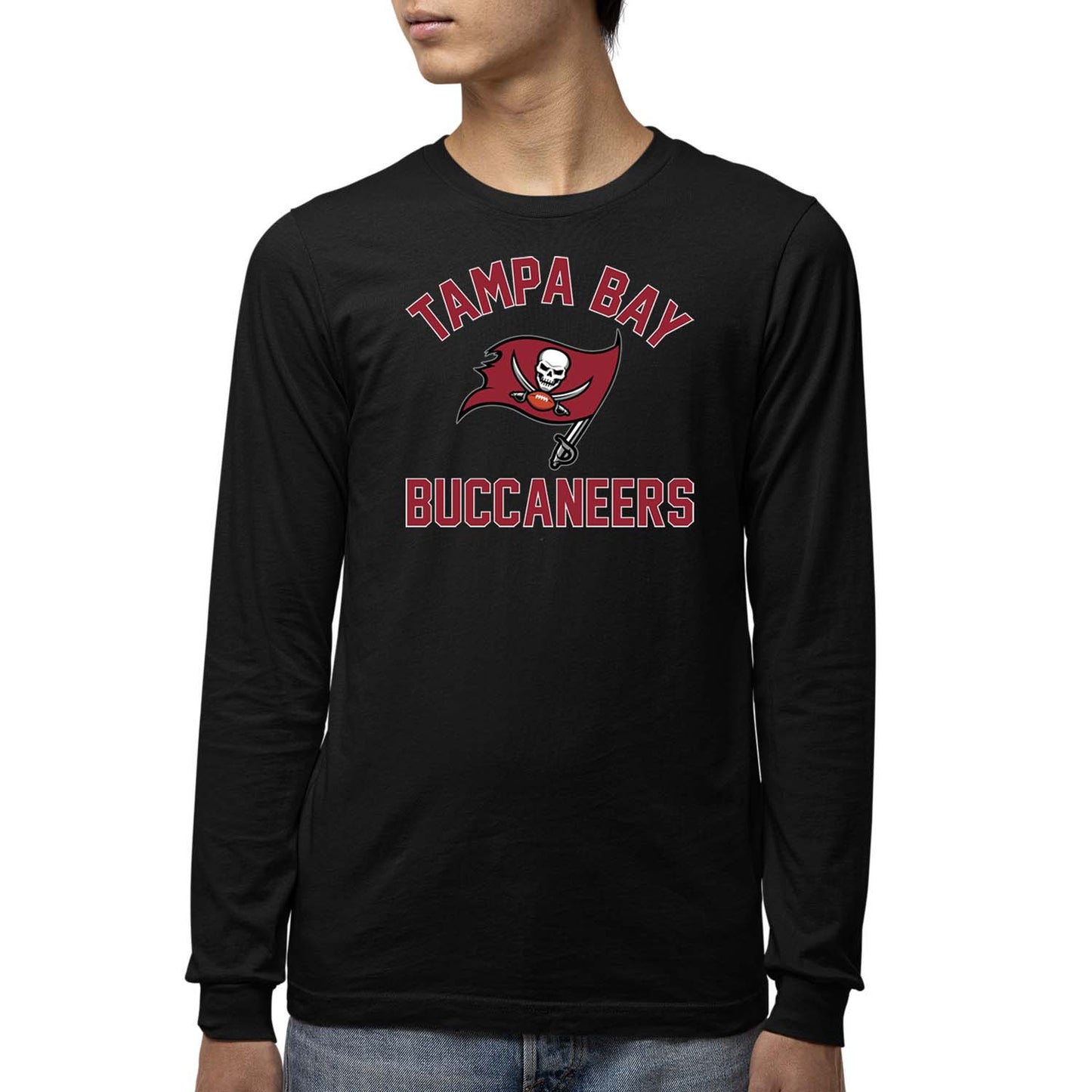 Tampa Bay Buccaneers NFL Gameday Youth Football Long Sleeve Shirt - Black
