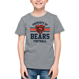 Chicago Bears NFL Youth Property Of Short Sleeve Lightweight T Shirt - Sport Gray