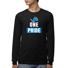 Detroit Lions NFL Youth Team Slogan Long Sleeve Shirt  - Black