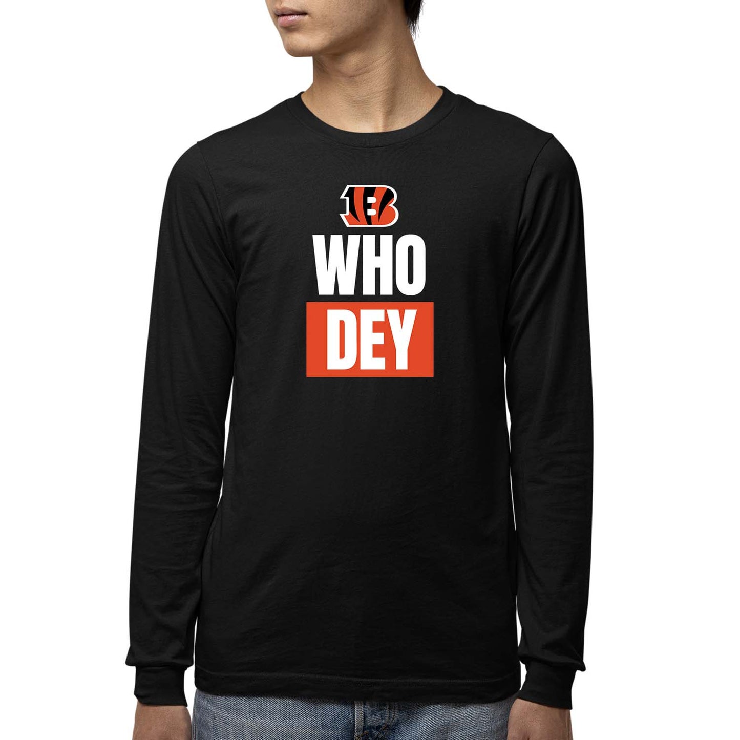 Cincinnati Bengals NFL Youth Team Slogan Long Sleeve Shirt  - Black