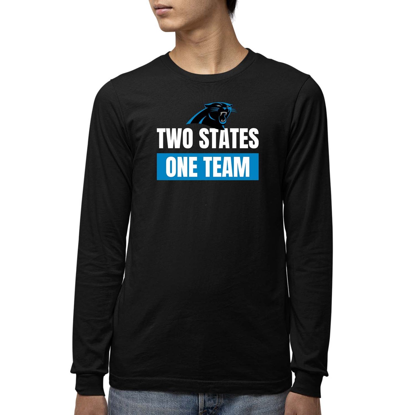 Carolina Panthers NFL Youth Team Slogan Long Sleeve Shirt  - Black