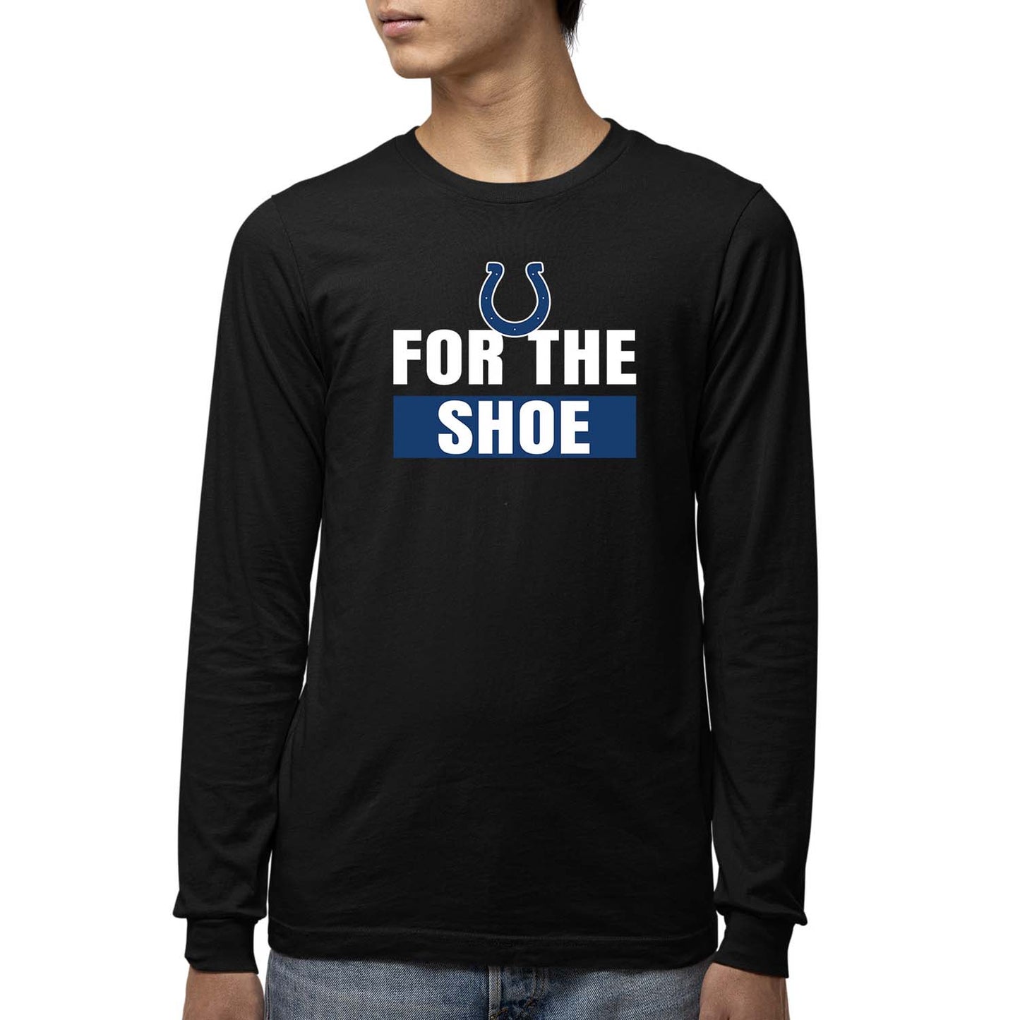 Indianapolis Colts NFL Youth Team Slogan Long Sleeve Shirt  - Black