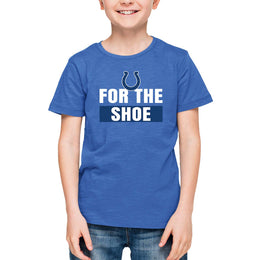 Indianapolis Colts NFL Youth Team Slogan Short Sleeve Lightweight T Shirt - Royal