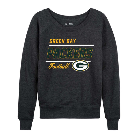 Green Bay Packers  Sweatshirt for Women - Charcoal