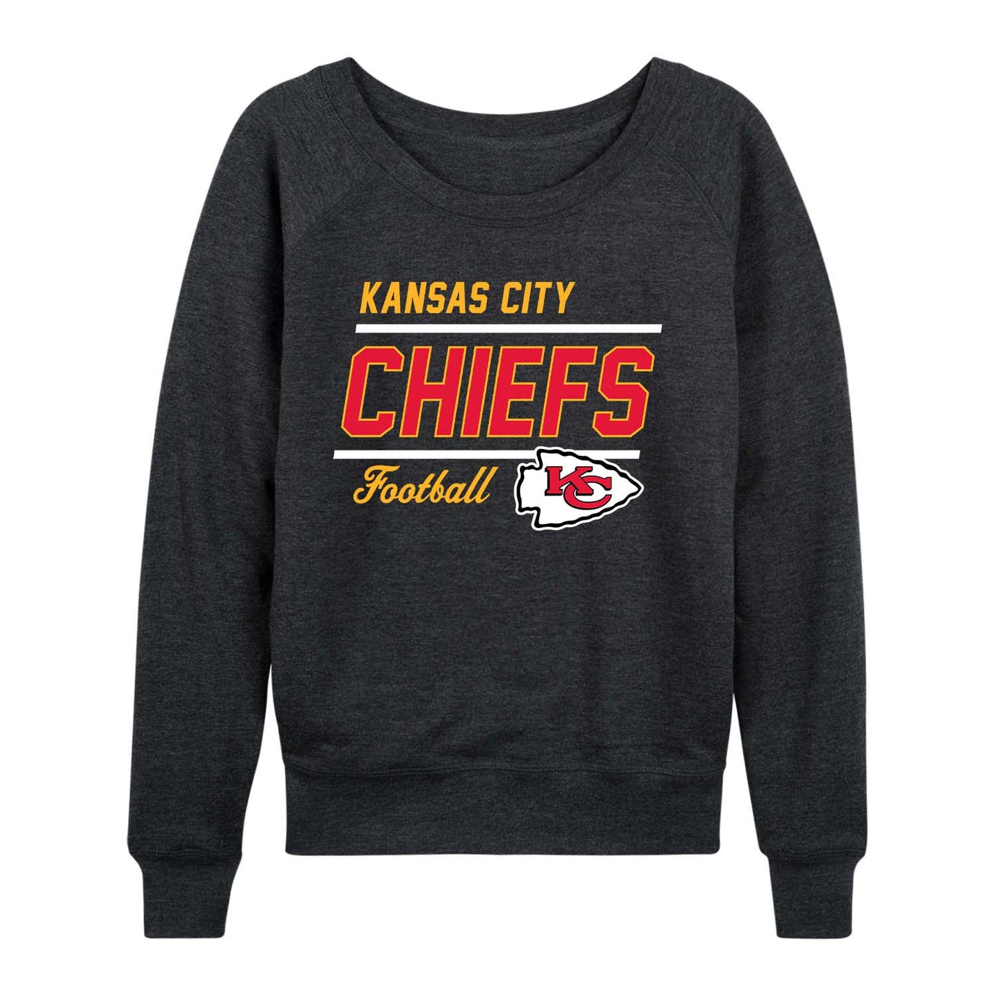 Kansas City Chiefs  Sweatshirt for Women - Charcoal