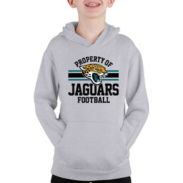 Jacksonville Jaguars NFL Youth Property Of Hooded Sweatshirt - Sport Gray