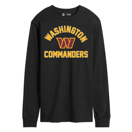 Washington Commanders NFL Gameday Adult Football Long Sleeve Shirt - Black