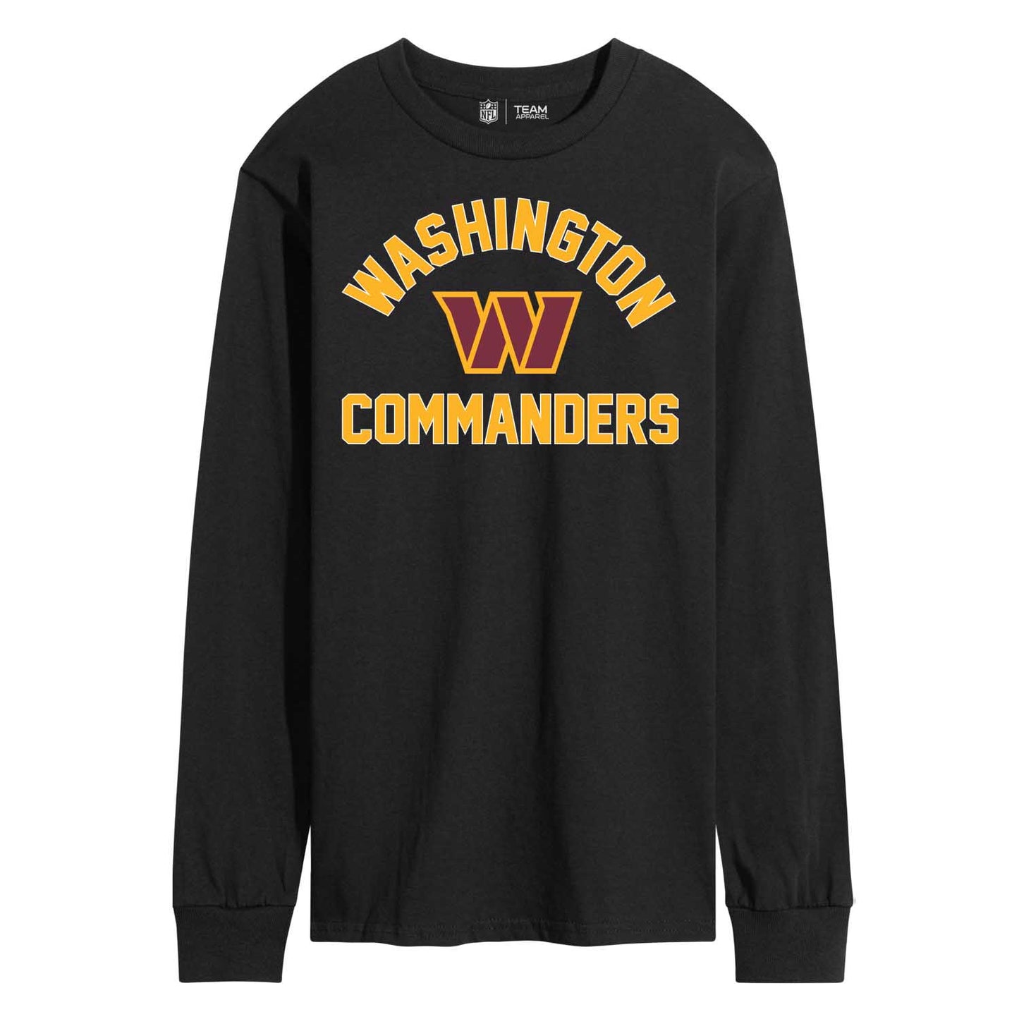 Washington Commanders NFL Gameday Adult Football Long Sleeve Shirt - Black