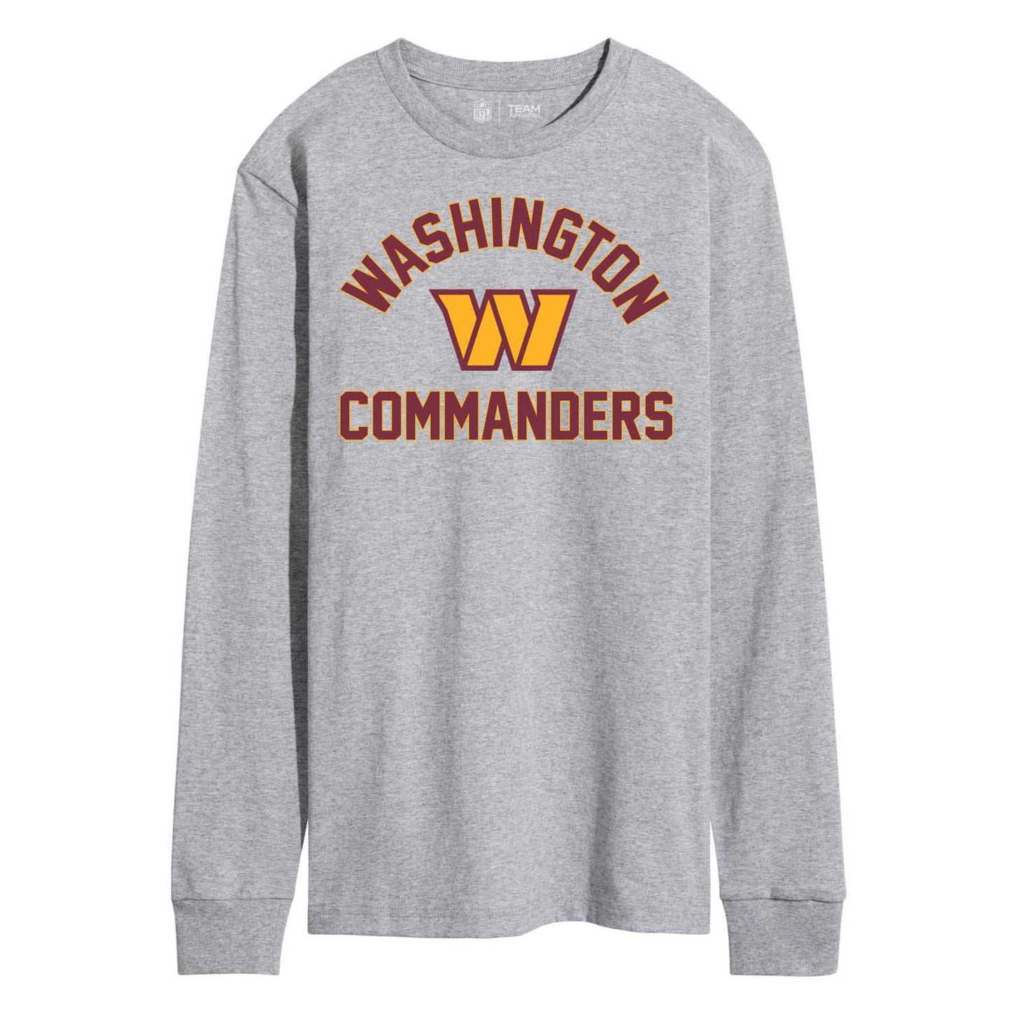 Washington Commanders NFL Gameday Adult Football Long Sleeve Shirt - Sport Gray