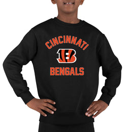Cincinnati Bengals NFL Youth Gameday Crewneck Sweatshirt - Black