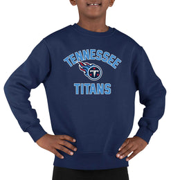 Tennessee Titans NFL Youth Gameday Crewneck Sweatshirt - Navy