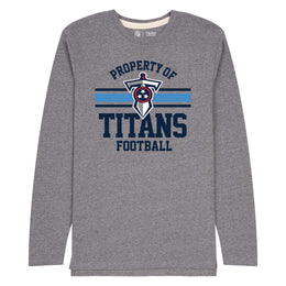 Tennessee Titans NFL Adult Property Of Long SleeveT Shirt - Sport Gray