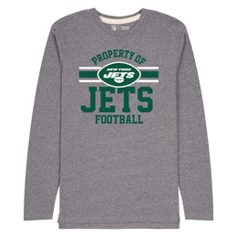 New York Jets NFL Adult Property Of Long SleeveT Shirt - Sport Gray